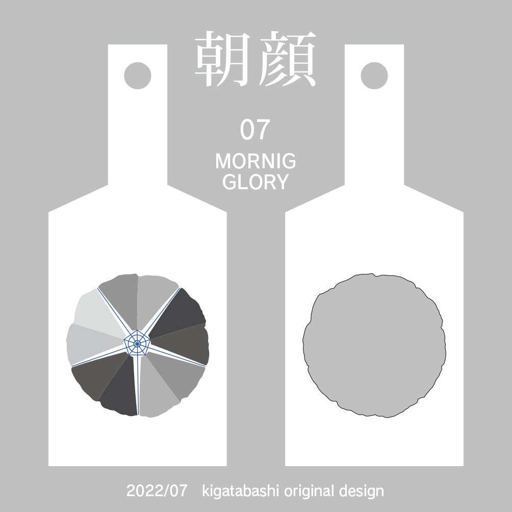 朝顔は、花より先にタネのことを思いたくなる