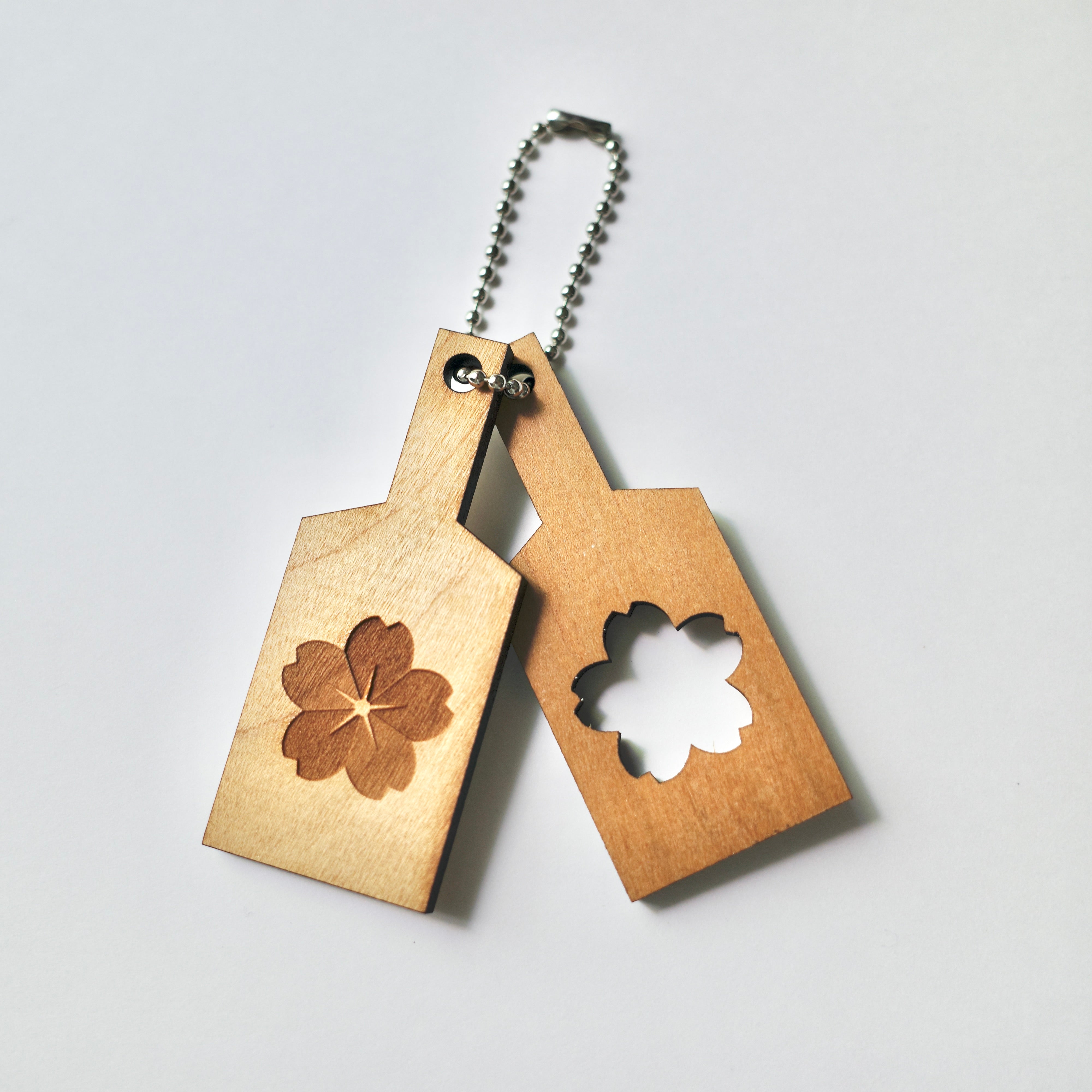 Wooden Keychain 00 [Sakura]